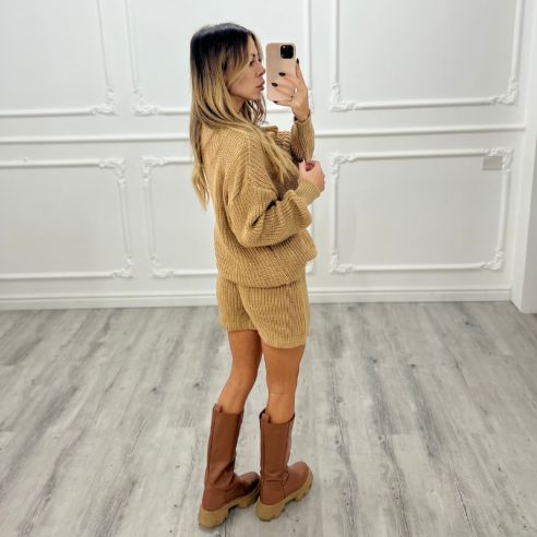 Coordset SHORTS CAMEL