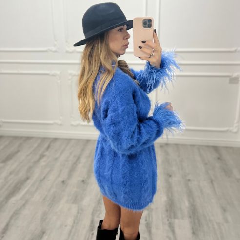 Maxipull Plumetis Blu