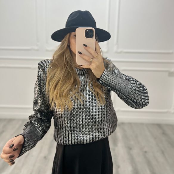 Pull Spalmato argento