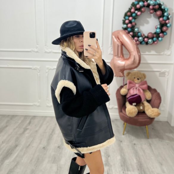 Montone smanicato Black