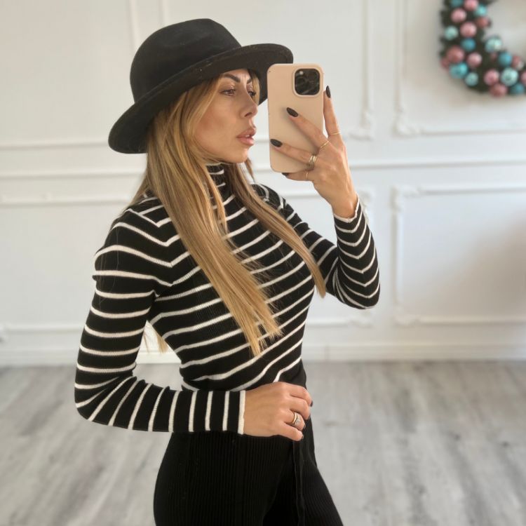 Lupetto Stripes BLACK