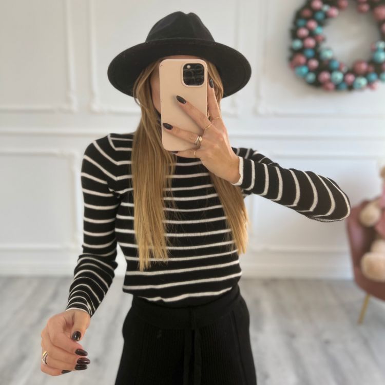 Lupetto Stripes BLACK 2