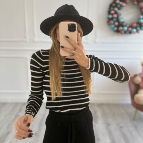 Lupetto Stripes BLACK