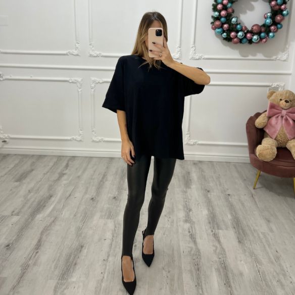 Leggings ghette di pelle