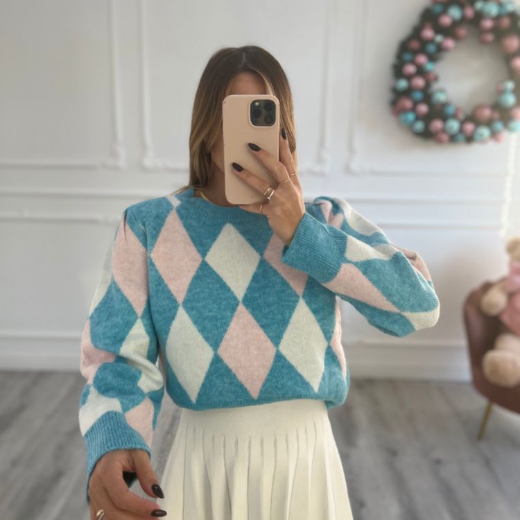 Pull Rombi Cielo