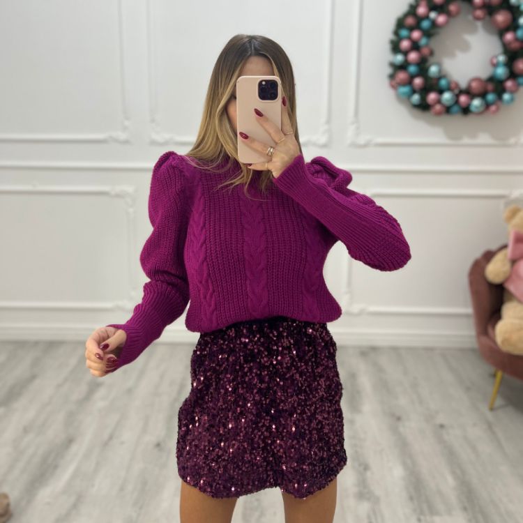 Gonna mini VELVET&PAILLETTES 2