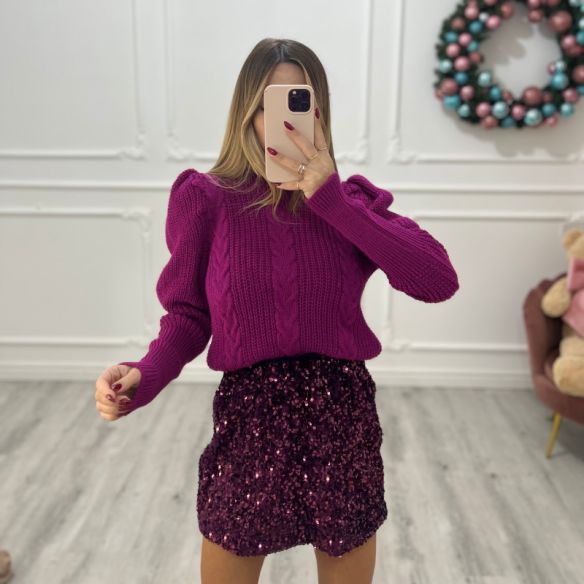 Gonna mini VELVET&PAILLETTES