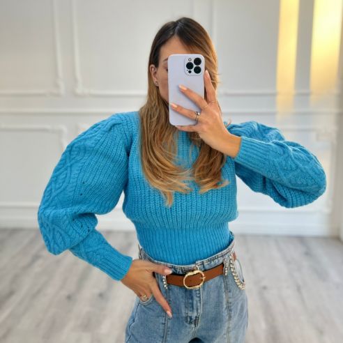 Pull Trecce BLU