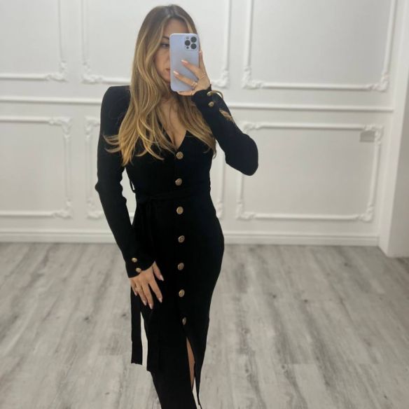 Midi Dress Rania NERO