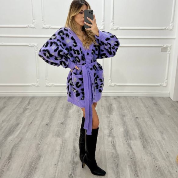 Cardigan Animalier LILLA