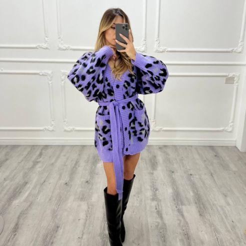 Cardigan Animalier LILLA