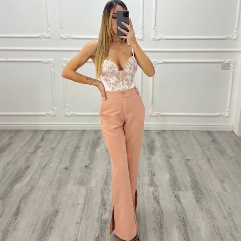 Body in pizzo BIANCO