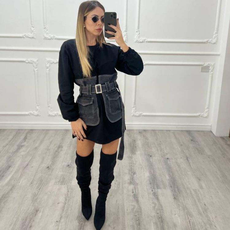 Maxi felpa Jeans
