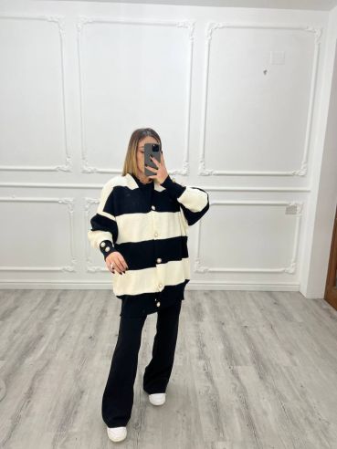 Maxi Cardigan Stripes