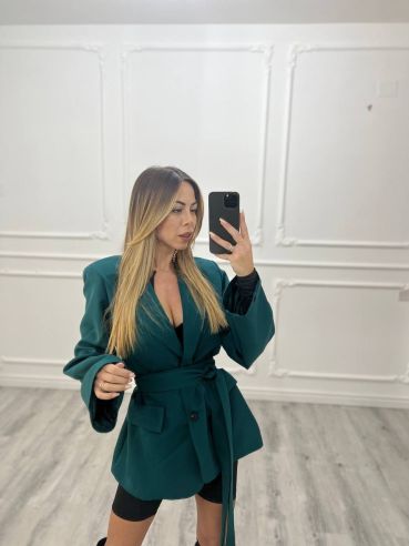 Blazer fusciacca VERDE