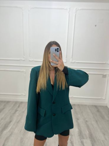 Blazer fusciacca VERDE