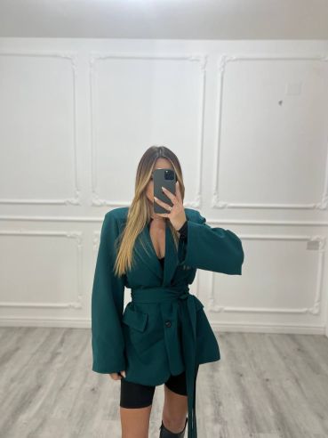 Blazer fusciacca VERDE