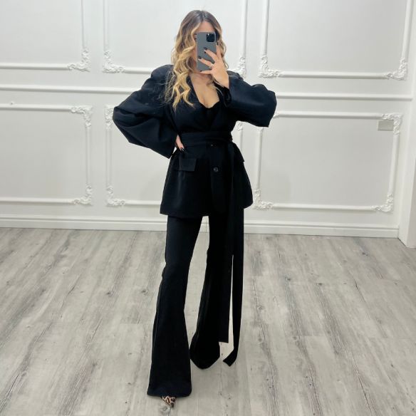 Blazer fusciacca NERO