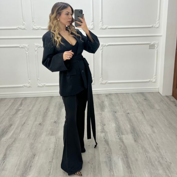 Blazer fusciacca NERO