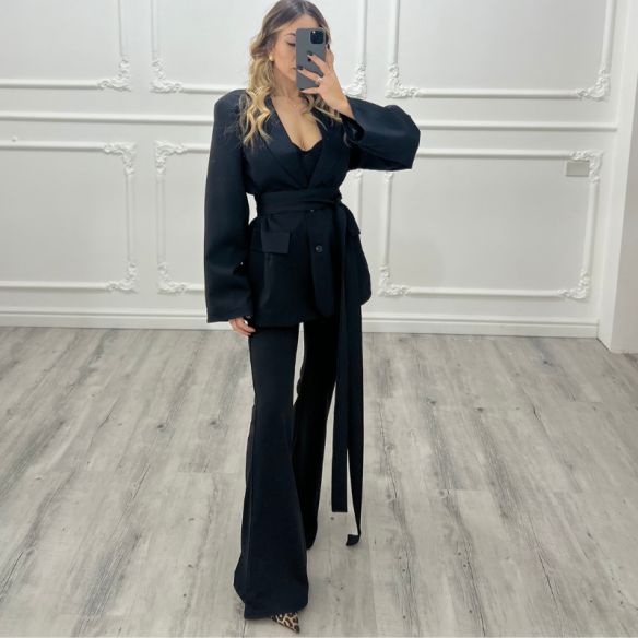 Blazer fusciacca NERO