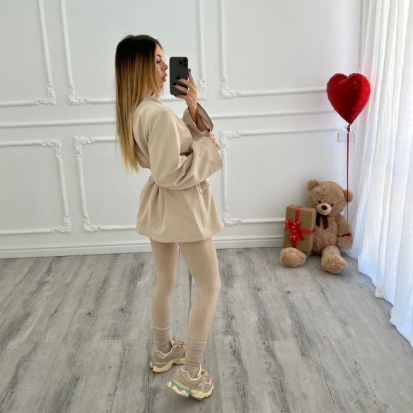 Blazer fusciacca Crema