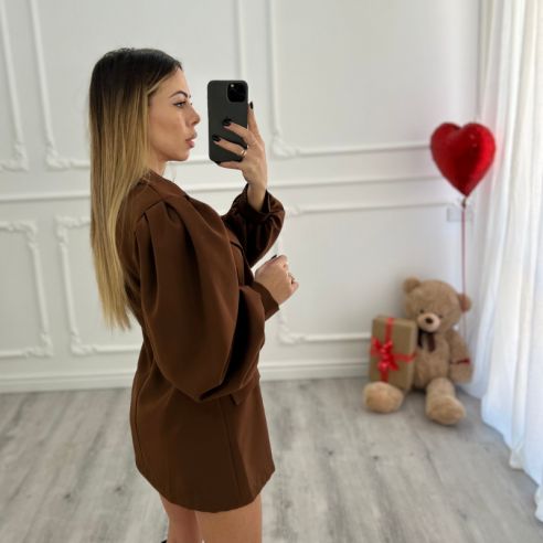 Mini Dress Blazer CHOCO