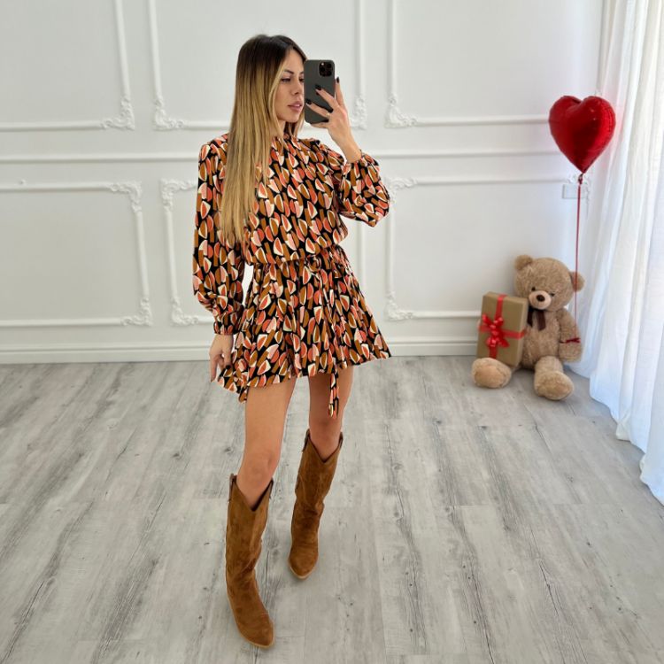 Vestito ruota Camel