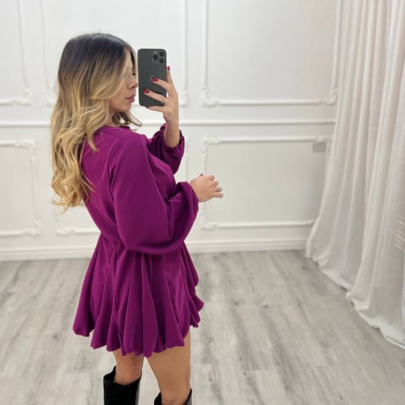 Mini Dress Ruota MAGENTA
