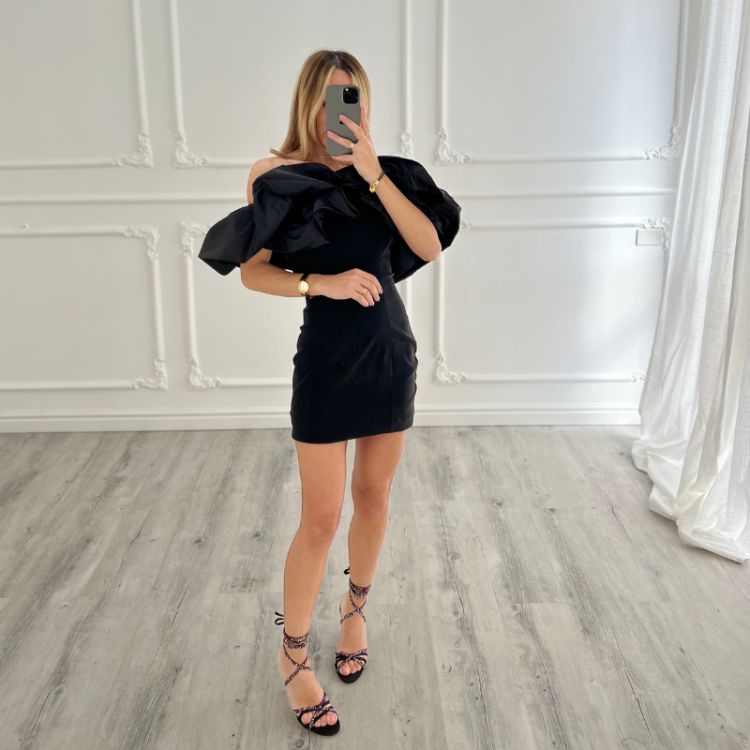 Mini Dress Rouches
