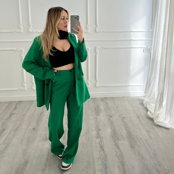 Tailleur Oversize Verde