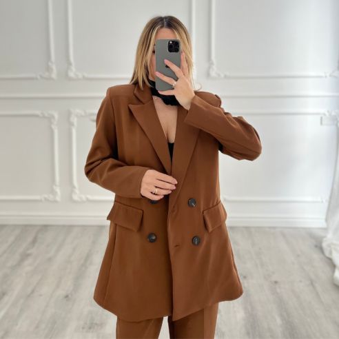 Tailleur Oversize Cacao