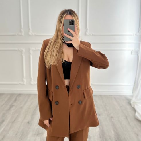 Tailleur Oversize Cacao