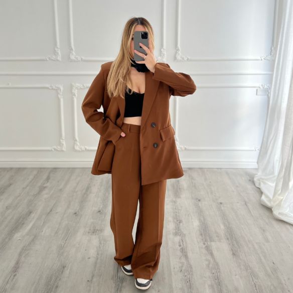 Tailleur Oversize Cacao