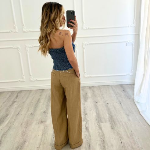 Pantalone Linen SABBIA