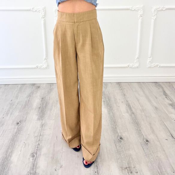 Pantalone Linen SABBIA