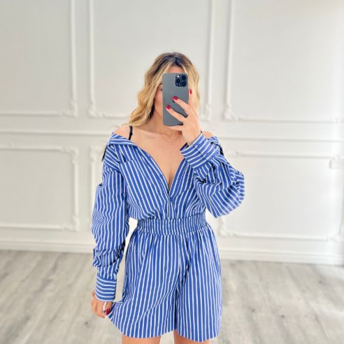 Coord Stripes BLU