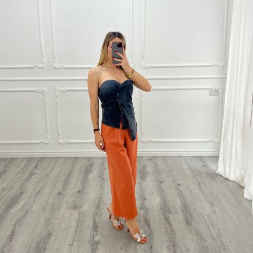 Bustino asimmetrico DENIM