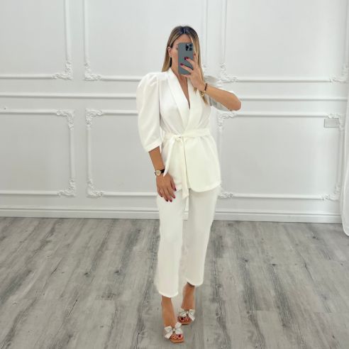 Tailleur Girly BIANCO