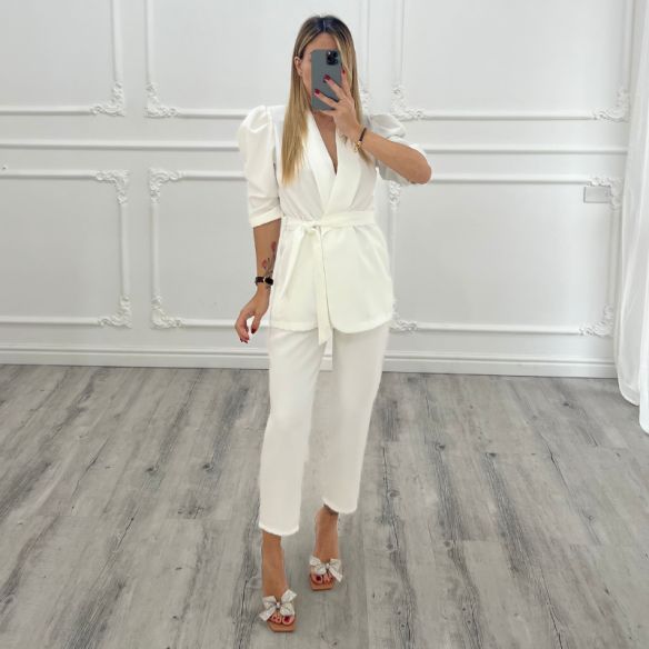 Tailleur Girly BIANCO