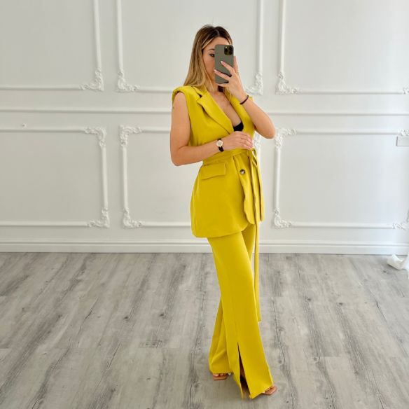 Tailleur Samantha Senape