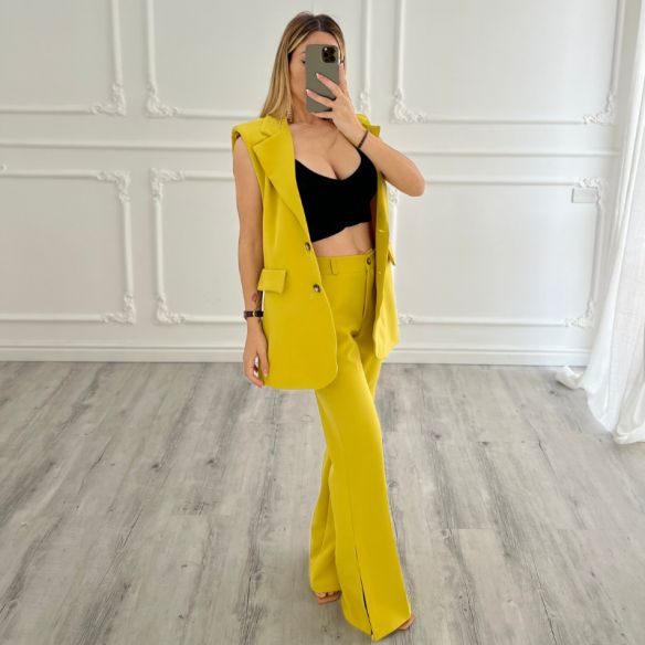 Tailleur Samantha Senape