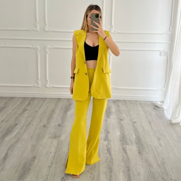 Tailleur Samantha Senape