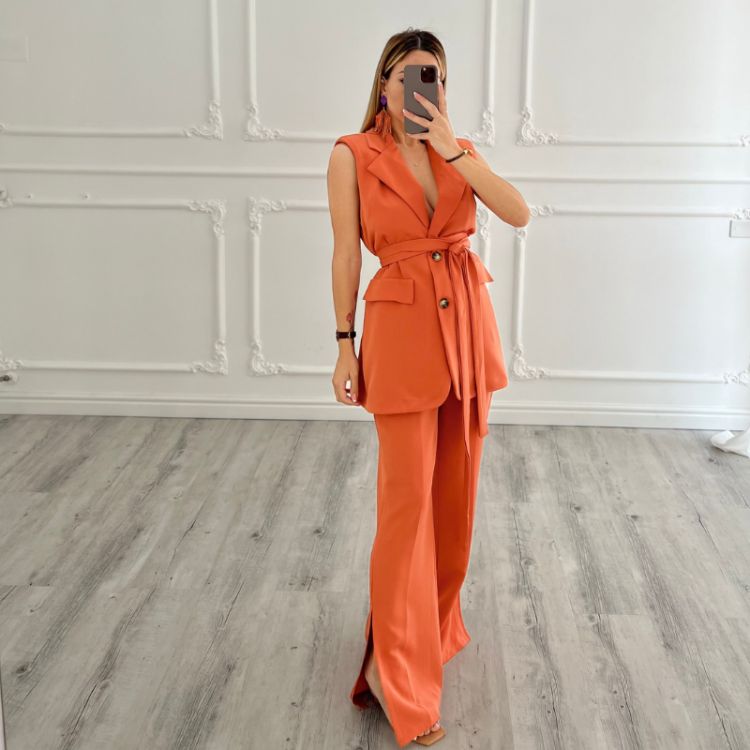 Tailleur Samantha Arancio 2
