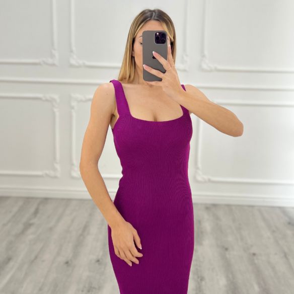 Midi Dress Simply MAGENTA