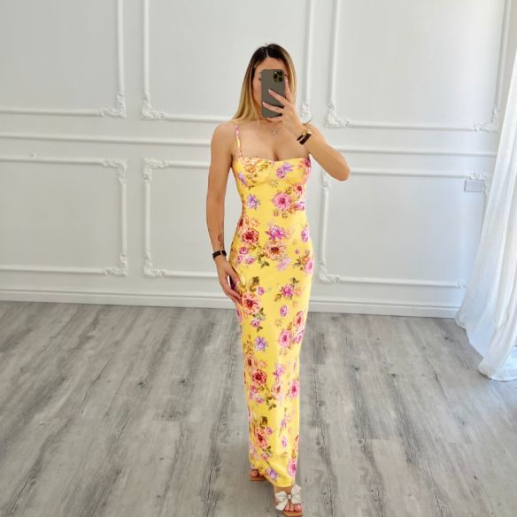 Dress Peony GIALLO