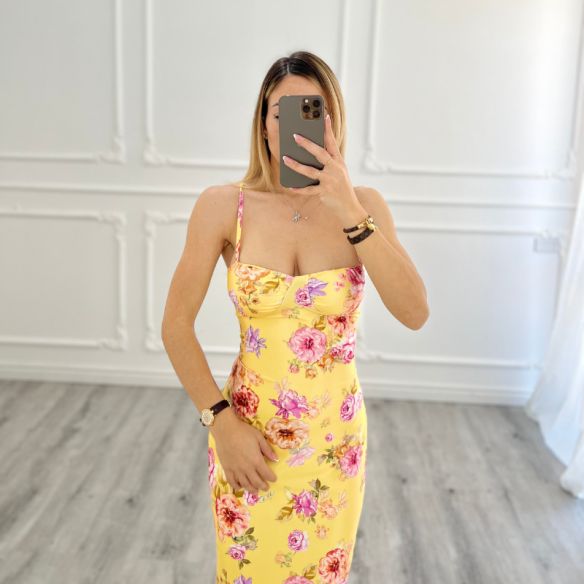 Dress Peony GIALLO