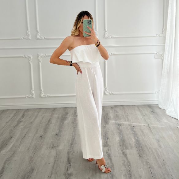 White Jumpsuite