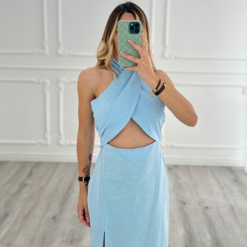 Midi dress cut-out CIELO