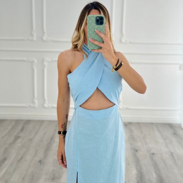 Midi dress cut-out CIELO