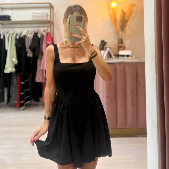 Mini Dress Bambolina NERO